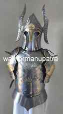 18Ga Gondor Fountain Half Body Armor Suit Cuirass Pauldron With Helmet picture