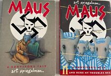 Maus 1 & 2 by Art Spiegelman Two Volumes in slipcase picture
