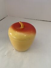 Vintage Hazel Atlas Milk Glass Apple Jar For Jam, Sugar, Etc. 4