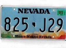 NEVADA passenger 2020 license plate 