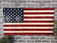 Flag American embroidered USA heavy duty stars outdoor made Remove united states picture
