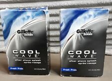 Gillette Series 2003 Cool Wave After Shave Splash 3.5oz 90%95% Full-2 With Boxes picture