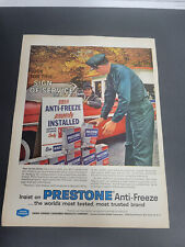 Prestone Anti-Freeze Vintage PRINT AD Union Carbide  Sign of Service picture