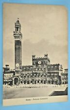 Antique 1920's Postcard ~Italy ~ Siena -palazzo Comunale picture