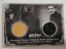 Harry Potter Sorcerers Stone Double Costume Card C7 Oliver Wood Daniel Radcliffe picture