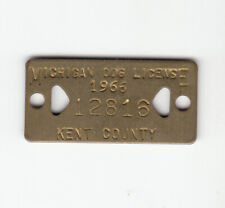 1966 KENT COUNTY MICHIGAN DOG LICENSE TAG #12816 picture