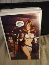 Red Sonja #27 Des Taylor Virgin Variant - Limited to only 500  copies w/ COA picture