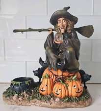 YANKEE CANDLE HALLOWEEN CRYSTAL WITCH CATS TART WARMER (No Tart Holder) picture
