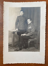 Beautiful guys with medals, Soviet soldiers, gentle guys, Vintage photo picture
