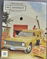 1972 Chevrolet C/30 Stake Truck Brochure Sheet Excellent Original 72 GM-Mexico picture