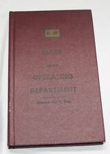L&N Louisville & Nashville Railroad Rules of Operating Department Book 1974 HB picture