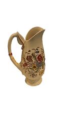Vintage Vernonware California USA Mayflower Handpainted  Large Water Pitcher. picture