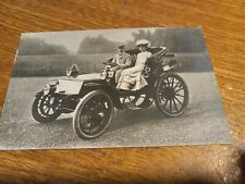 1907 real photo postcard of early automobile Italian picture