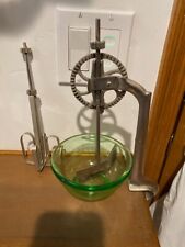 RARE Vintage 1914 CHRISTY Table Mount Beater Metal Double Dasher Attachment ONLY picture