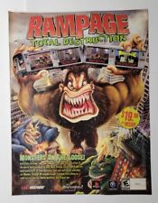 Rampage Total Destruction Playstation 2 GameCube Midway 2006 Magazine Print Ad picture