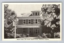 Staunton VA-Virginia, Maple Lodge, Antique, Vintage Souvenir Postcard picture