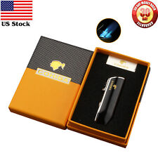Windproof Metal Cigar Lighter Punch 3 Jet Flame Torch Refillable Pocket Gift Box picture