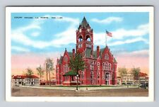 La Porte IN-Indiana, Court House, Antique, Vintage Postcard picture