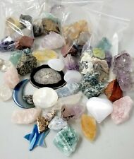 Random Crystals Lot, Assorted Mixed Gemstones, Bulk Rough & Tumbled Stones picture
