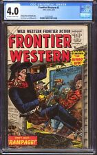 Frontier Western #3 Atlas 1956 CGC 4.0 VG only one graded 1 of 1 picture