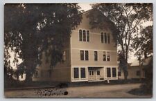 Bingham ME Maine RPPC IOOF Hall c1910 Odd Fellows Building Photo Postcard T27 picture