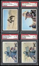Lot of 7 Cards 1966 RAT PATROL PSA 8 and Raw Cards picture