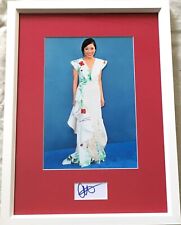 Constance Wu autograph signed autographed auto custom framed with 7x10 photo COA picture