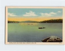 Postcard Looking North from Castle Island Belgrade Lakes Maine USA picture