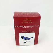 Hallmark Keepsake Ornament 2020 Beauty of Birds Black Throated Blue Warbler 16th picture