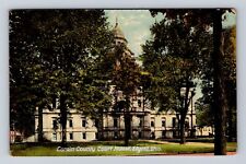 Elyria OH-Ohio, Lorain County Court House, Antique Vintage c1911 Postcard picture