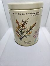 Country Diary of an Edwardian Lady Metal Tin Container Poetry Birds Decorative picture