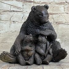 Bronze Sculpture Alaskan Brown Bear Original Kamiko Gift Home Cabin Decor Animal picture
