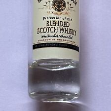 Teachers Highland Cream Blended Scotch Whisky Tall Glass Mancave Barware RARE picture
