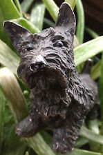  Antique Scottish terrier heavy metal figure 4