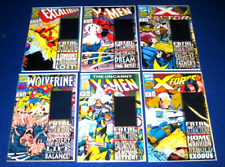 X-MEN FATAL ATTRACTIONS HOLOGRAM COVERS 1 - 6 COMPLETE RUN SET Marvel Comics picture