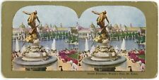 c1900's Around The World Color Stereoview Grand Fountain, World's Fair St. Louis picture