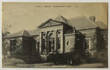 Public Library Watertown MA Massachusetts Early 1900s Unused Antique Postcard picture