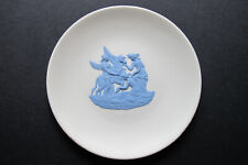 Rare Wedgwood Plate - Blue on White - Fine Detailed Image Pegasus picture