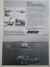 4/75 PUB MBB HELICOPTER BO 105 OFFSHORE PHI PELOPS NORTH SCOTTISH HELICOPTER AD picture