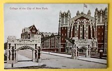 VINTAGE Postcard 1910 College Of The City Architecture ￼Landmark New York ￼NY picture