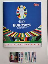 Topps UEFA EM EURO 2024 Germany softcover blank album + 20 only various stickers - picture