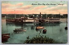 C1907 Ferry Steamer Albany Hudson River Day Line Albany NY Postcard picture