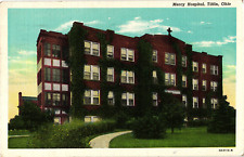 1940 Mercy Hospital at Tiffin Ohio Postcard picture