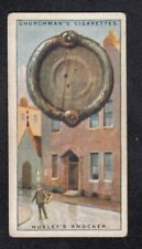1928 British Architecture Door Knockers Card HUXLEY'S KNOCKER Rotherhithe London picture