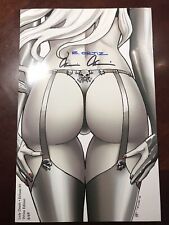 🦇 Lady Death Echoes White Very Rare Ltd To 69  Signed By Richard Ortiz picture