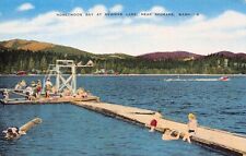 Honeymoon Bay Newman Lake Spokane WA Washington Beach 1920s Vtg Postcard B66 picture