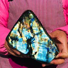 4.04LB Natural Gorgeous Labradorite QuartzCrystal Stone Specimen Healing 549 picture