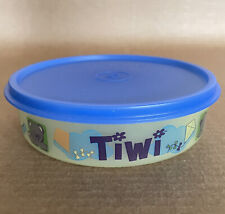 Tupperware Big Wonders Bowl Tiwi the Purple Bear 6'' Cereal #1405, Seal #227 picture