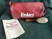 Vintage Friskies Pet Grooming Care Bag Zippered Brush Booklet picture