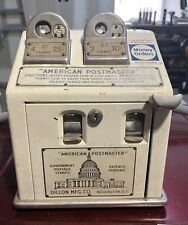 Vintage American Postmaster Dillon Mfg. Co US Postage Stamp Vending Machine Rare picture